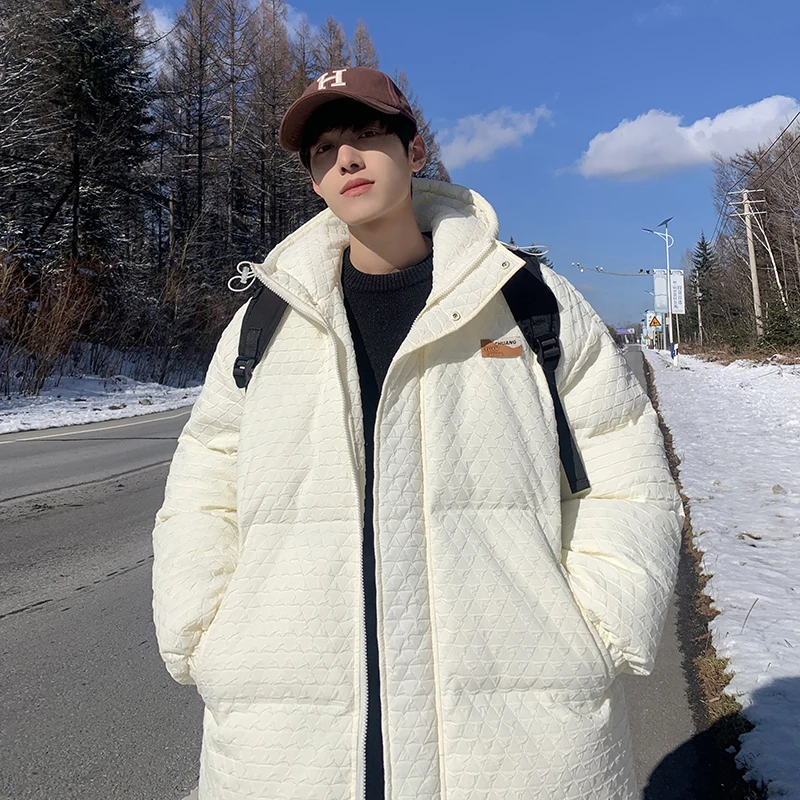 

Мужская утепленная зимняя хлопковая куртка-пуховик оверсайз, теплая молодежная повседневная модная брендовая модель Pure E-commerce Cleanfit