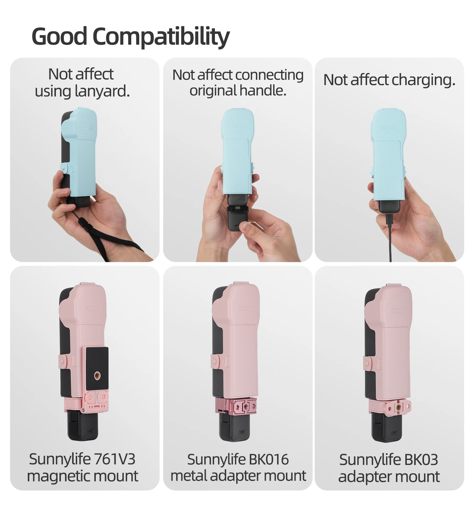 

for DJI Osmo Pocket 3 Protective Cover Body Filter Organizer Case Top Cover Plate Orange Blue Gray