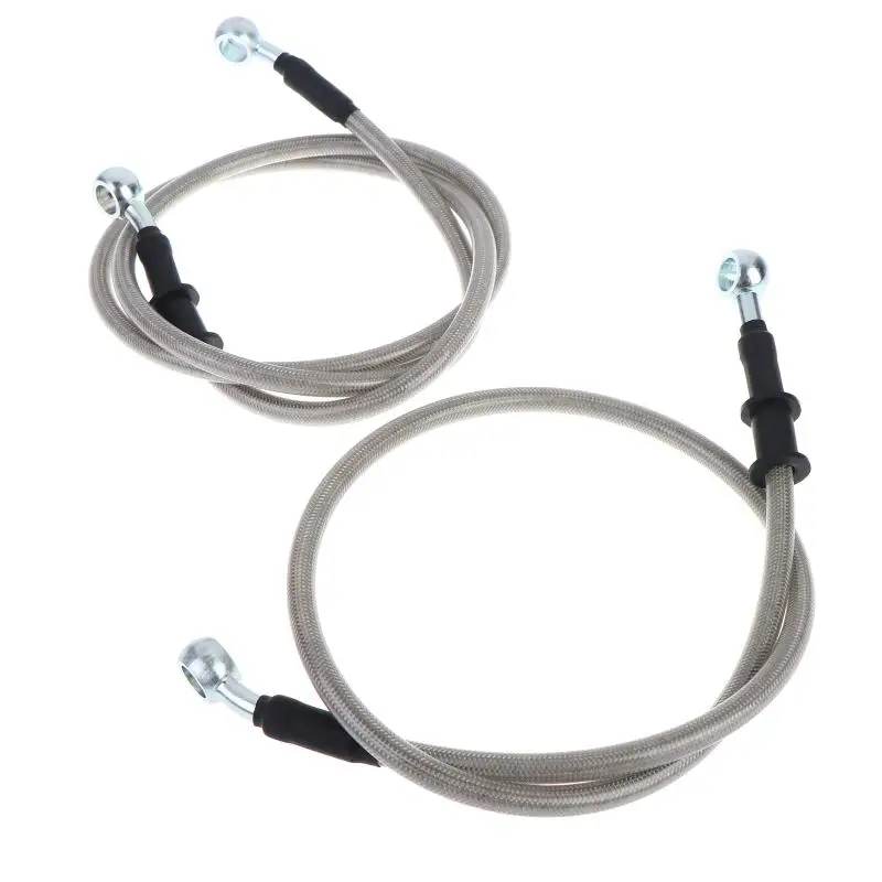 Universal Stainless Steel Braided Brake Hose Low Temperature Resistant for Moto E-bike Disc Brake Custom Modification