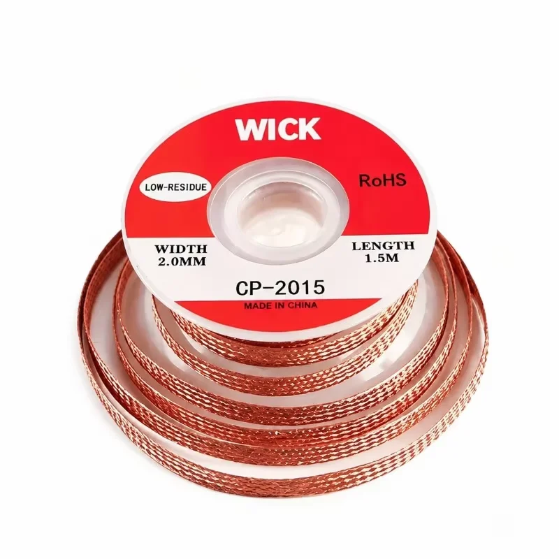 Solder Wire Desoldering Braid Welding Solder Remover Wick Wire Lead Cord Flux BGA Repair Tool