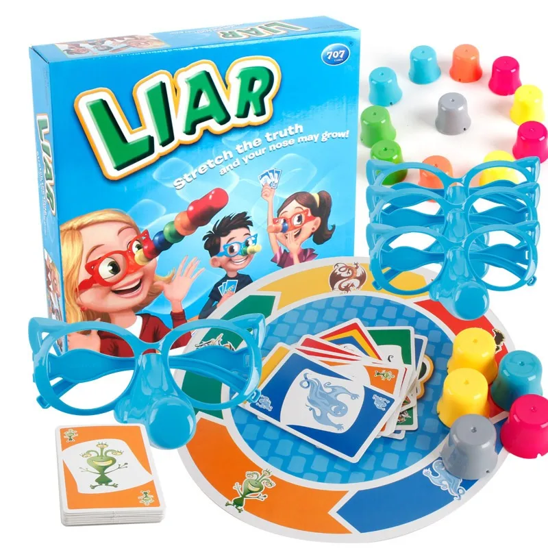 Guessing Who Is Lying Board Game Children's Desktop Puzzle Guessing Game Toy Parent-Child Interactive Desktop Education Game