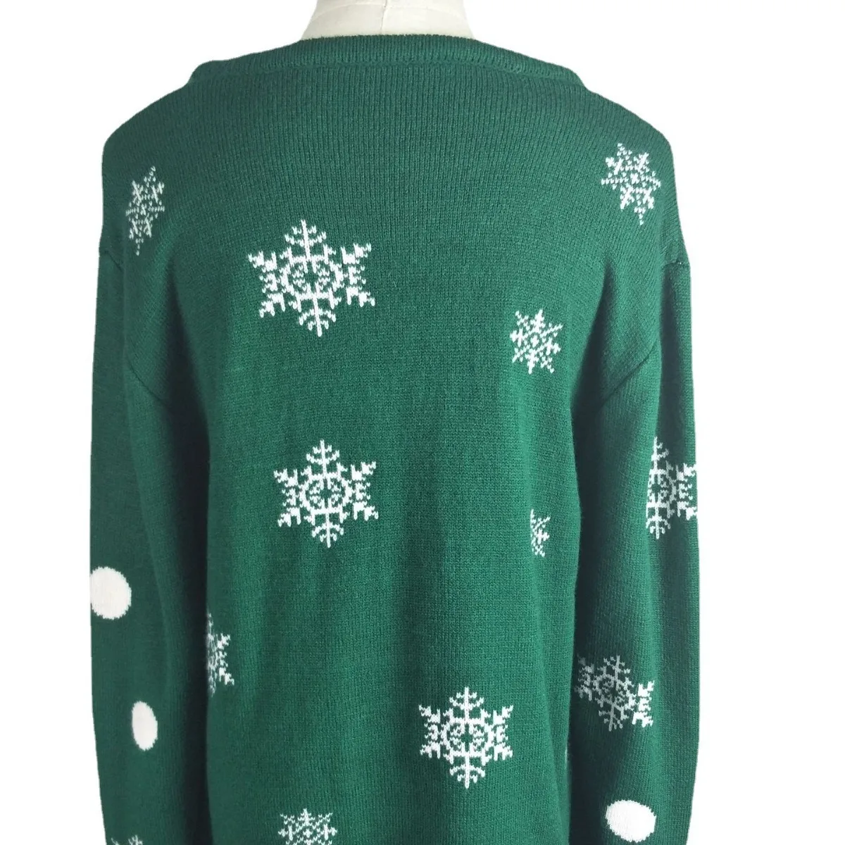 Maglione natalizio da donna nuovo inverno 2025 Maglieria natalizia chic in maglia con fantasia festosa