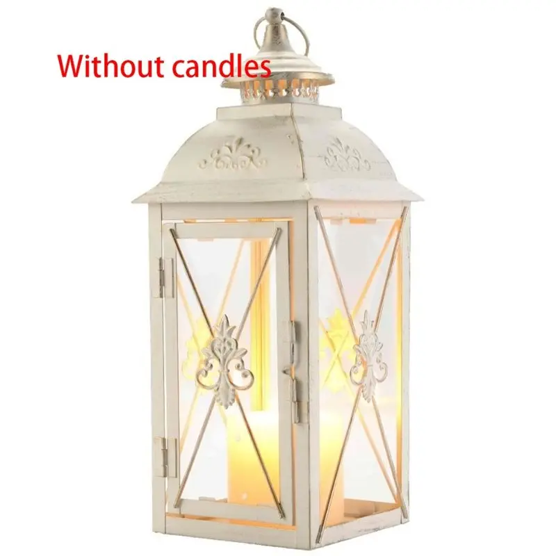 【CUSTOMER FAVORITE】Photo Props Showcase Photo Props Simple Candle Lamp Vintage Wrought Iron Lamp Decorative Lamp