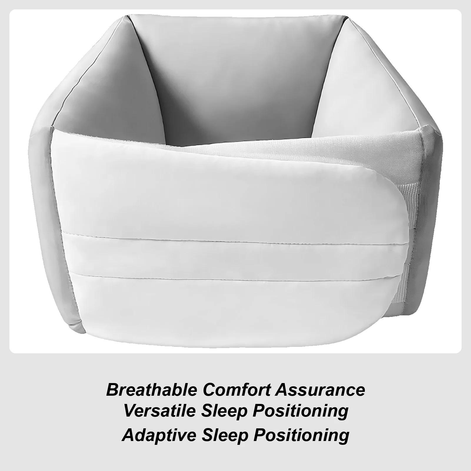Lumbar Pillow for Bed Ergonomic Full-Wrap Breathable Hollow Back Support Sleep Pillow for Lower Back Women Men Side Sleeper Home