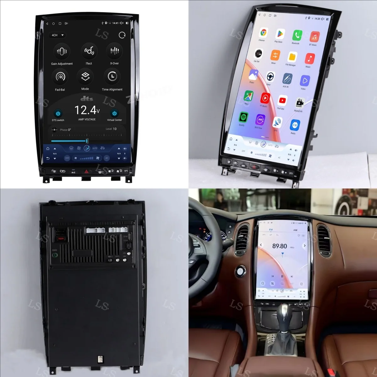 14.5 inch For Infiniti QX50 2013-2016,EX25/EX35/EX37/EX30D 8-core CarPlay Car Radio Multimedia Video Player GPS Navigation