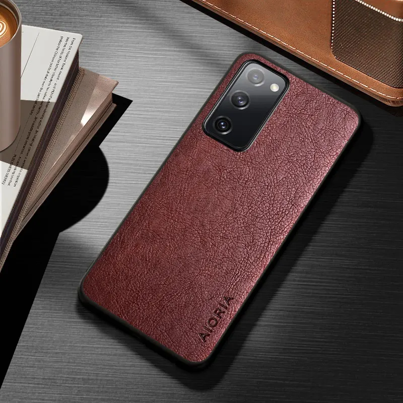 Case for Samsung Galaxy S20 FE Plus Ultra 5G funda luxury Vintage Leather skin coque soft cover for samsung s20 plus case capa