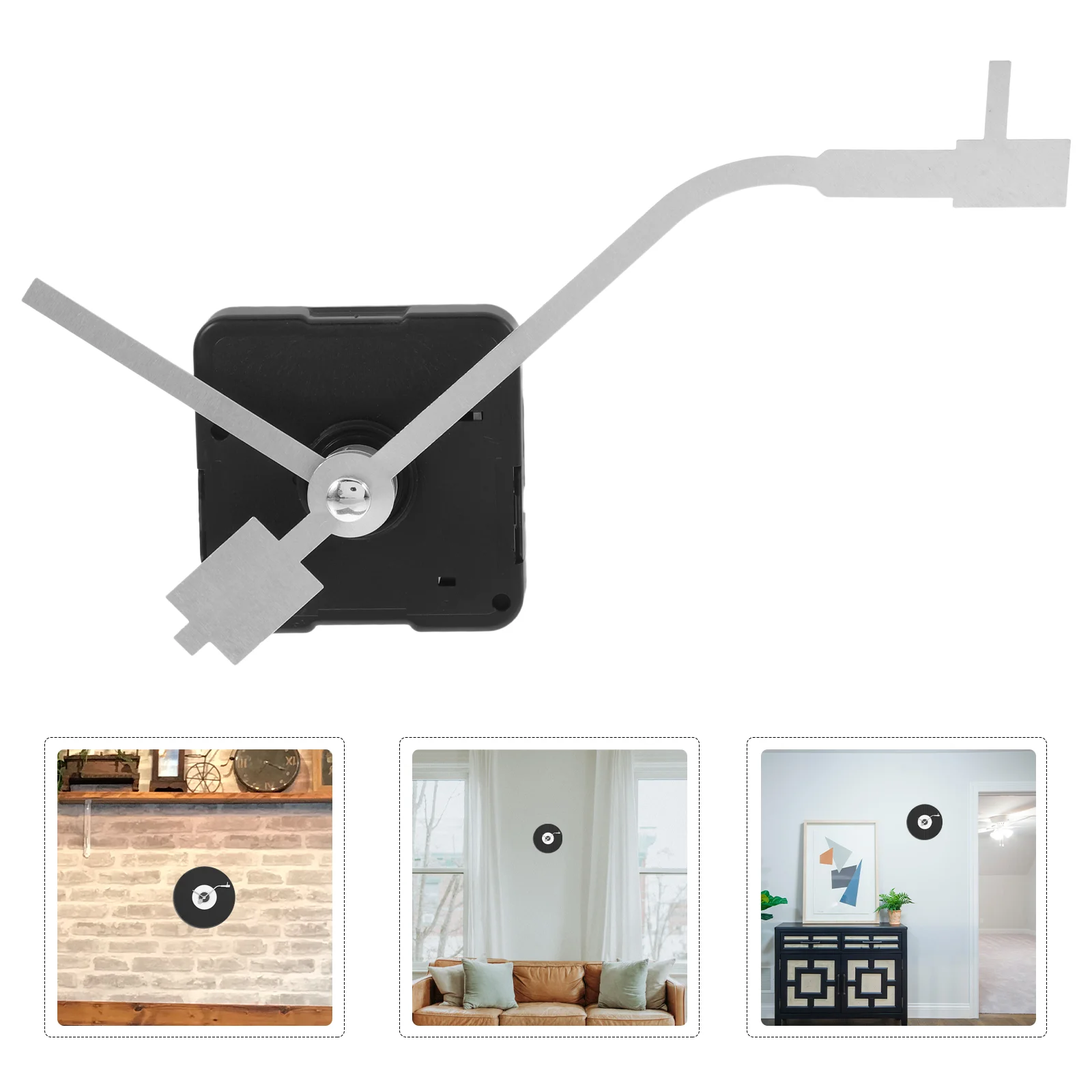

Wall Clock Movement Hands Mechanism Replacement Record DIY Kit Plastic Quartz Movements