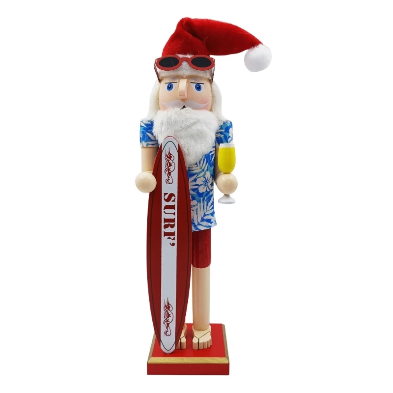 Nutcrackers Statue Christmas Surfing Theme Nutcrackers Home Festival Decors Dropshipping