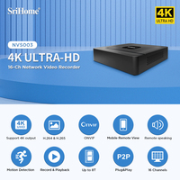 Srihome NVS003 16CH 4K UHD POE NVR H.265 Network Video Recorder Security Protection Surveillance 8T HDD CCTV Wifi IP Cam System