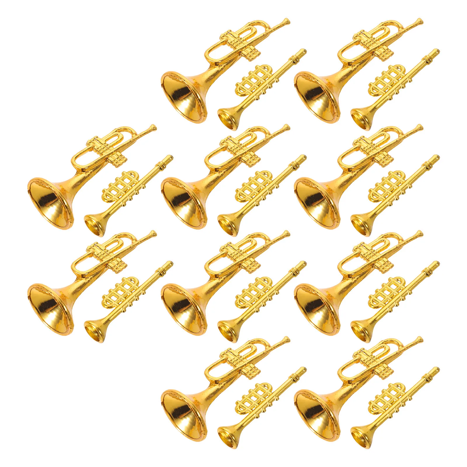Musical Instrument Xmas Ornaments - 20 Adet Noel Müzik Aleti Süsleri