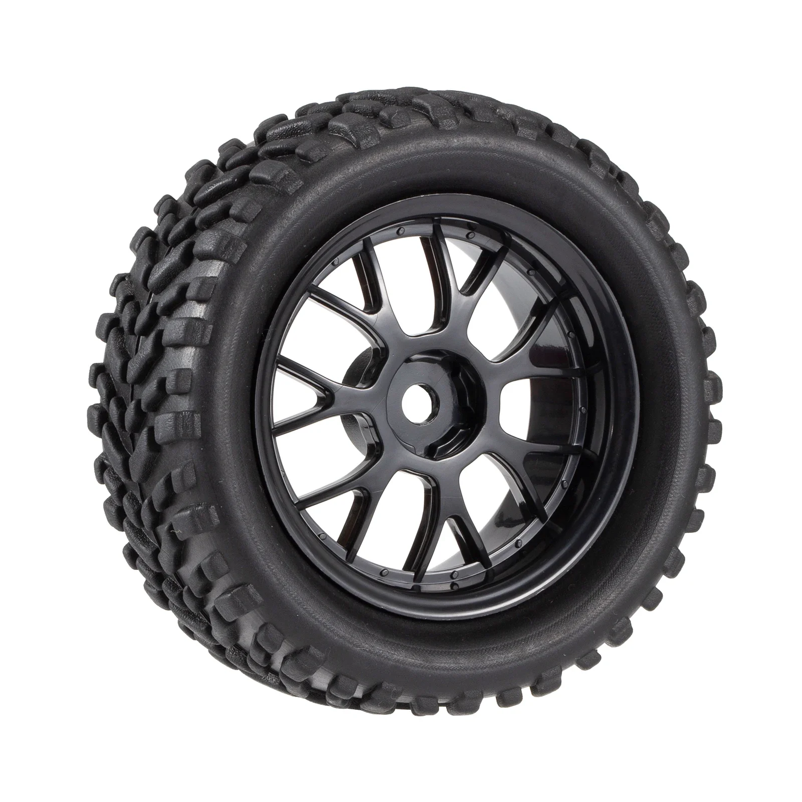 4PCS 76mm 1.9 inch Off Road Buggy Tires Wheels Rim for 1/14 1/16 1/10 RC Car Wltoys 144001 Tamiya MJX Hyper Go 14210 14209