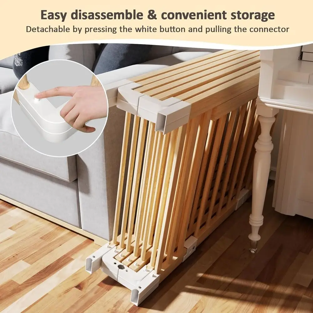 Baby-Laufstall in Jumbo-Größe – Spielbereich für Kleinkinder im Innenbereich, sicherer Spielhof, schnelle Montage (73 x 73 x 24 Zoll)