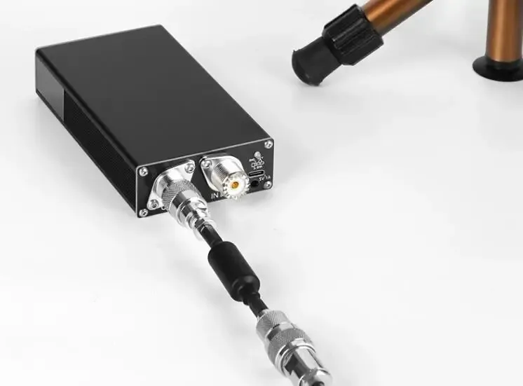 A-RWS Wave Stabilizer 1-300MHz Ferrite Core HF Radio Anti-interference and Standing Wave Reduction M Jack PL259 SO239 Accessory