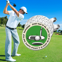 Magnetic Golf Ball Marker Hat Clip Just Tap it In Tap Tap Taparoo Pattern Golf Ball Marker Caps Accessories Enamel Clips Jewelry