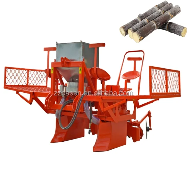 Sugar Cane Transplanter Sugarcane Planter Machine 2 Rows Fully Automatic Sugarcane Planter Seeder 1000-1400mm Whole Stick