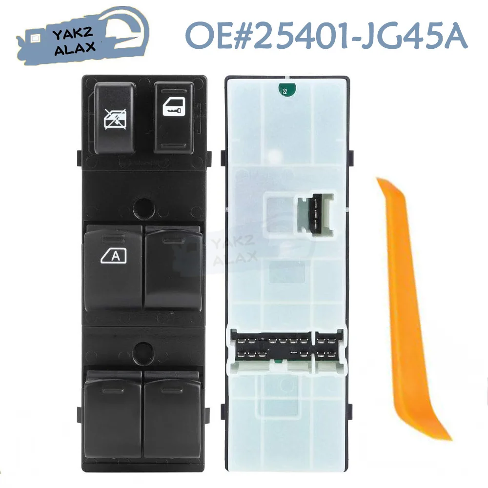 

Автомобильные аксессуары 25401-JG45A для Nissan X-Trail T31 2007 2008 2009, электрический главный переключатель управления стеклоподъемником, кнопка подъема
