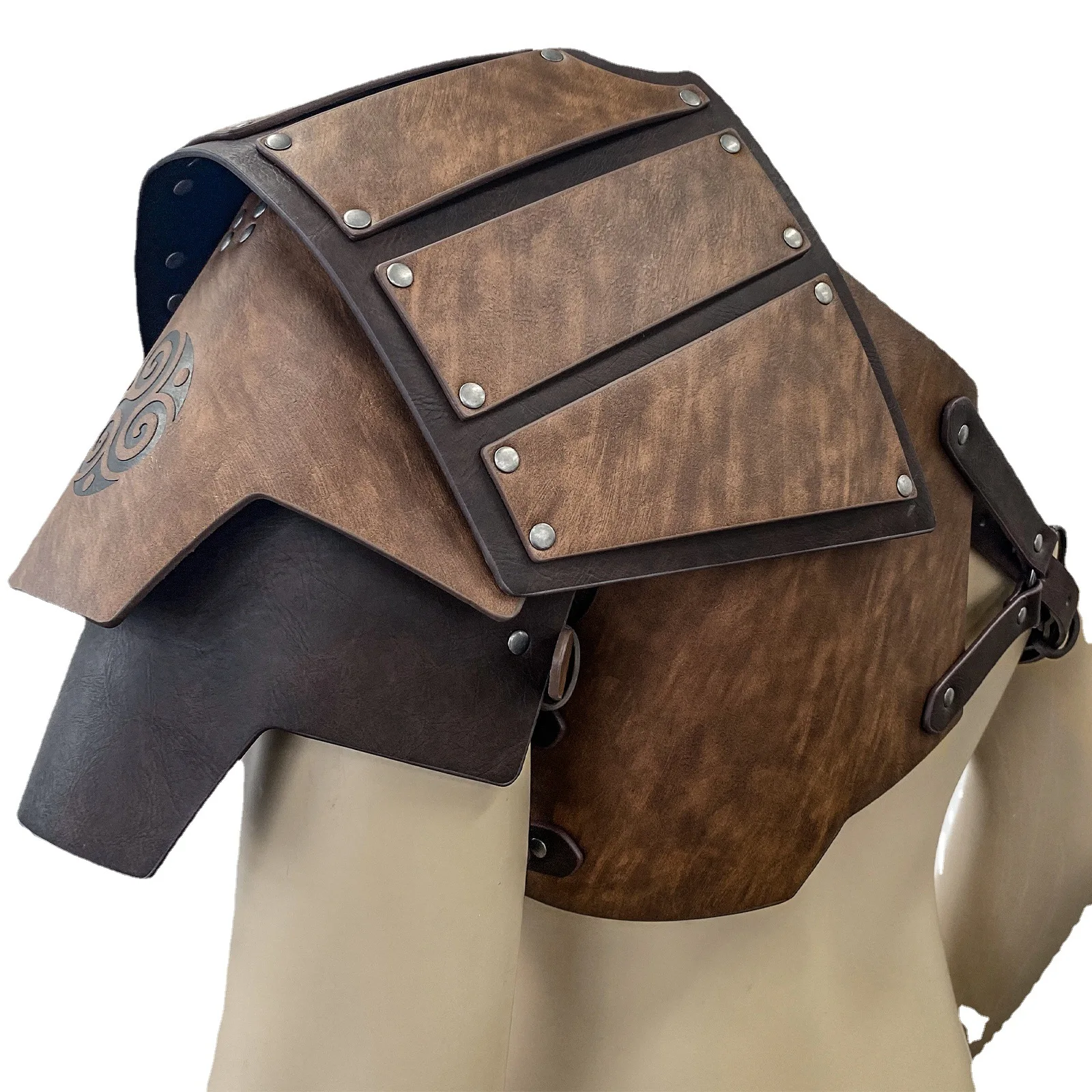 Medieval Single-sided Shoulder Armor Nordic Style Viking Shoulder Armor Retro Cosplay Stage Props