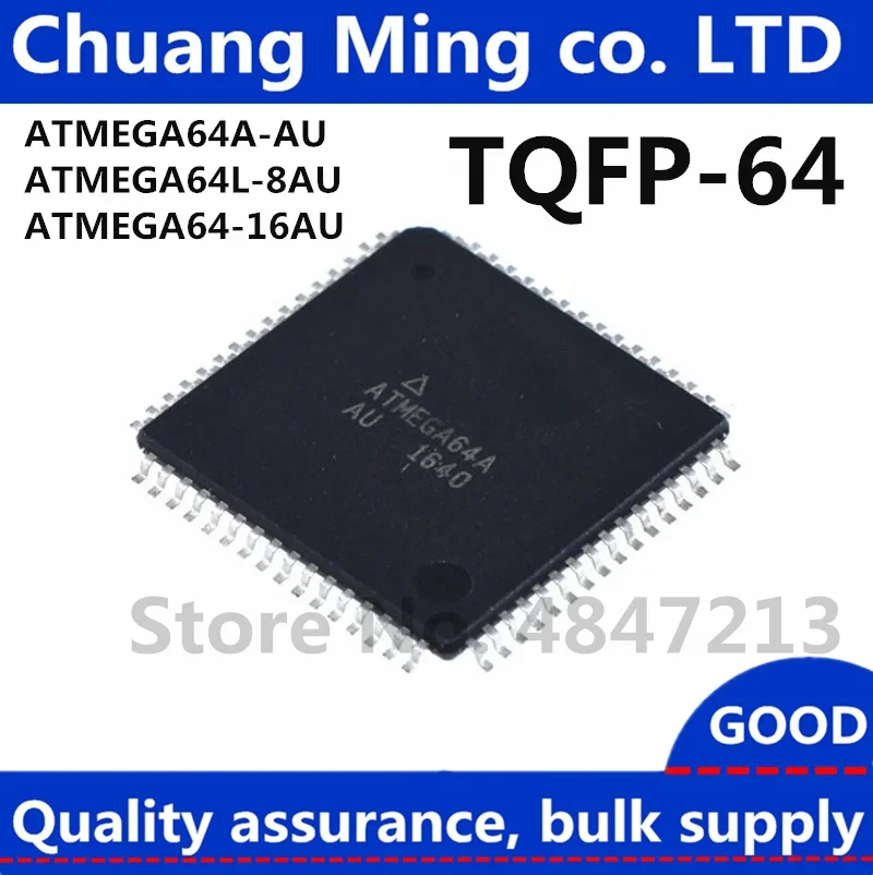 Free Shipping 50pcs/lots ATMEGA64L ATMEGA64A ATMEGA64A-AU ATMEGA64L-8AU ATMEGA64-16AU TQFP-64 IC