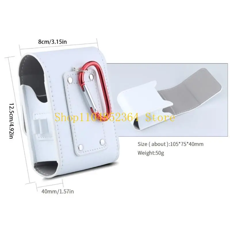 Estuche transporte para telémetro Golf con mosquetón, bolsa pequeña resistente desgaste, bolsa almacenamiento para telémetro Golf para dispositivos Golf