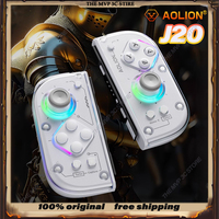 AOLION AOLION J20 Knight Switch Split Customized Gamepad Grip JoyCon Left and Right Grip Hall Joystick Wireless Bluetooth PC