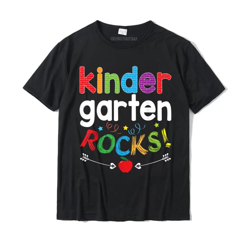 Kindergarten Rocks Back To School Kid Teacher Student Team T-Shirt T Shirt Tops Shirt New Arrival Cotton Casual Casual Male