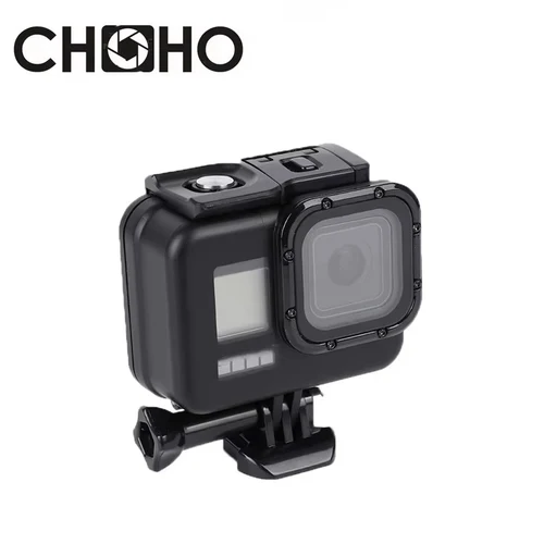 Para Gopro 8 funda carcasa impermeable cubierta de buceo carcasa protectora subacuática caja negra para Go Pro Hero 8 negro nuevos accesorios
