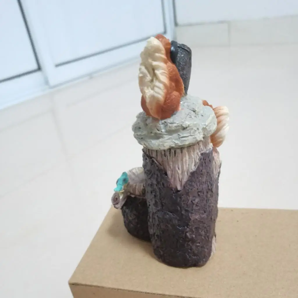 نافورة البستنة، تماثيل حيوانات مصغرة، حديقة خرافية، ديكور المناظر الطبيعية الصغيرة، أواني الزهور النباتية، الحلي #6