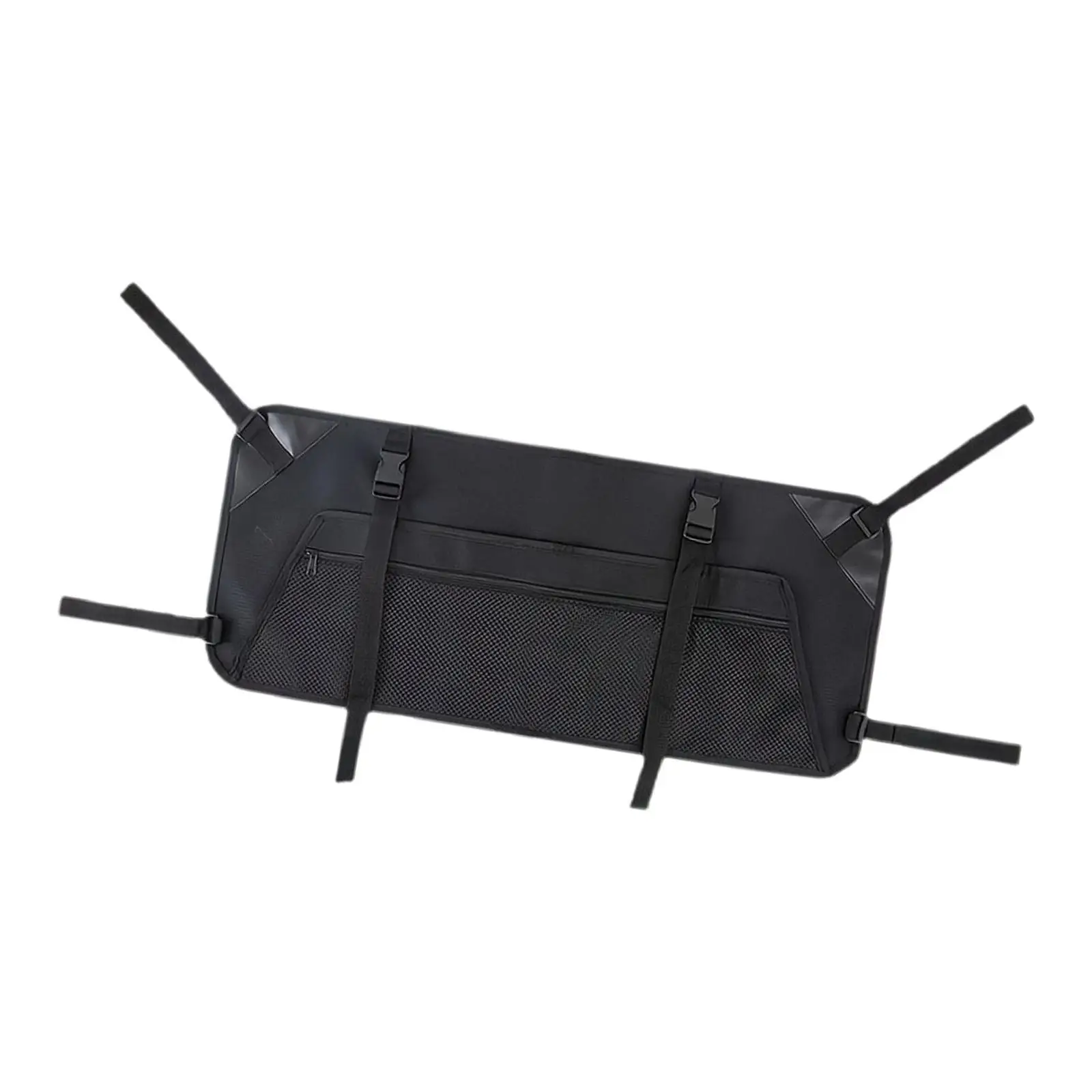 Outdoor Wagon Side Pocket Foldable Mesh Storage Bag for Camping Cart Picnic Garden Travel Organizer