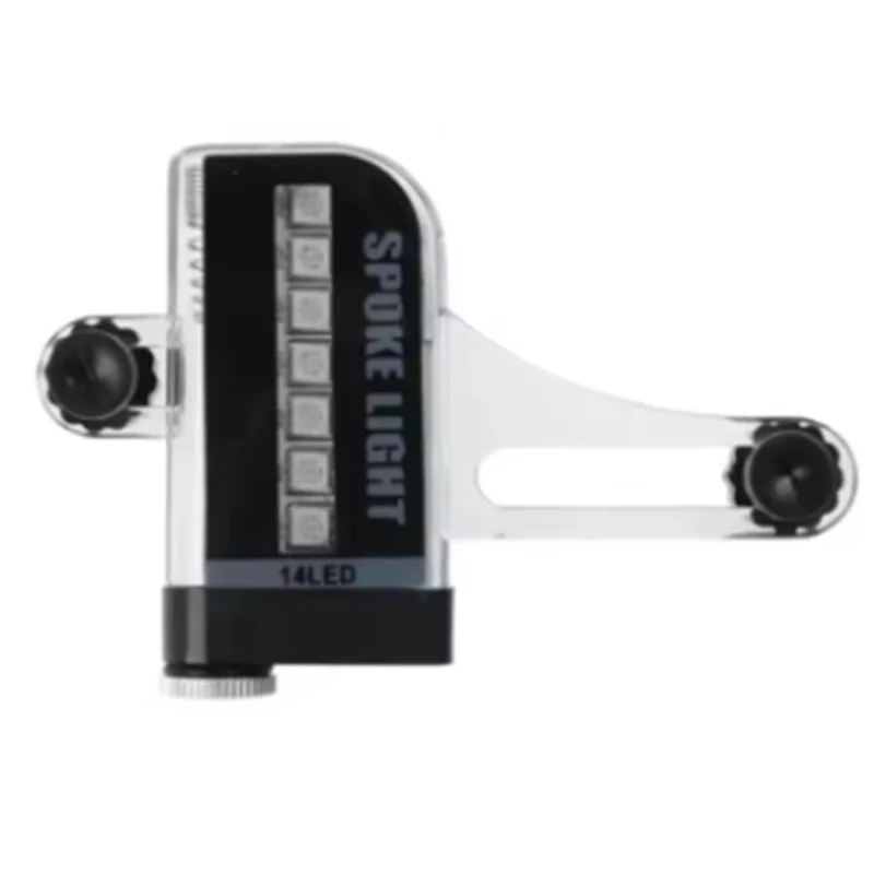 GROCE-14 RGB LED Bike Wheel Spoke Light Bicycle Warning Lights Waterproof LED Neon Bike Tyre Light Bicycle Rim Decor