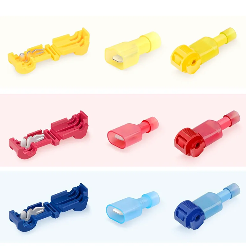 T-shaped Terminal Blocks,Electrical Connector Connection Clamps,Quick-Free Stripping Plugs,Cable Connector Plug