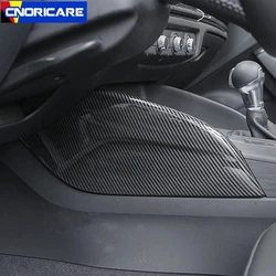 Carbon Fiber Gear Side Shift Drink Holder Water Cup Panel Cover Trim for Audi A3 8V S3 RS3 2014-2018 Car Interior Accessories