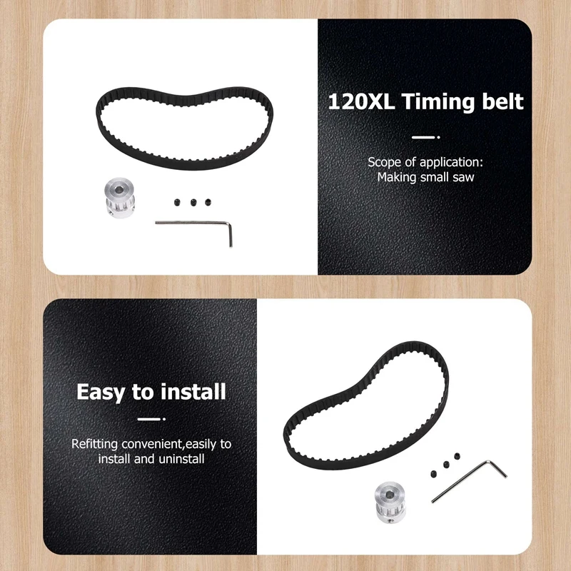 ABJY-No Power Diy Woodworking Cutting Grinding Spindle Trimming Belt Small Lathe Accessories For Table Saw