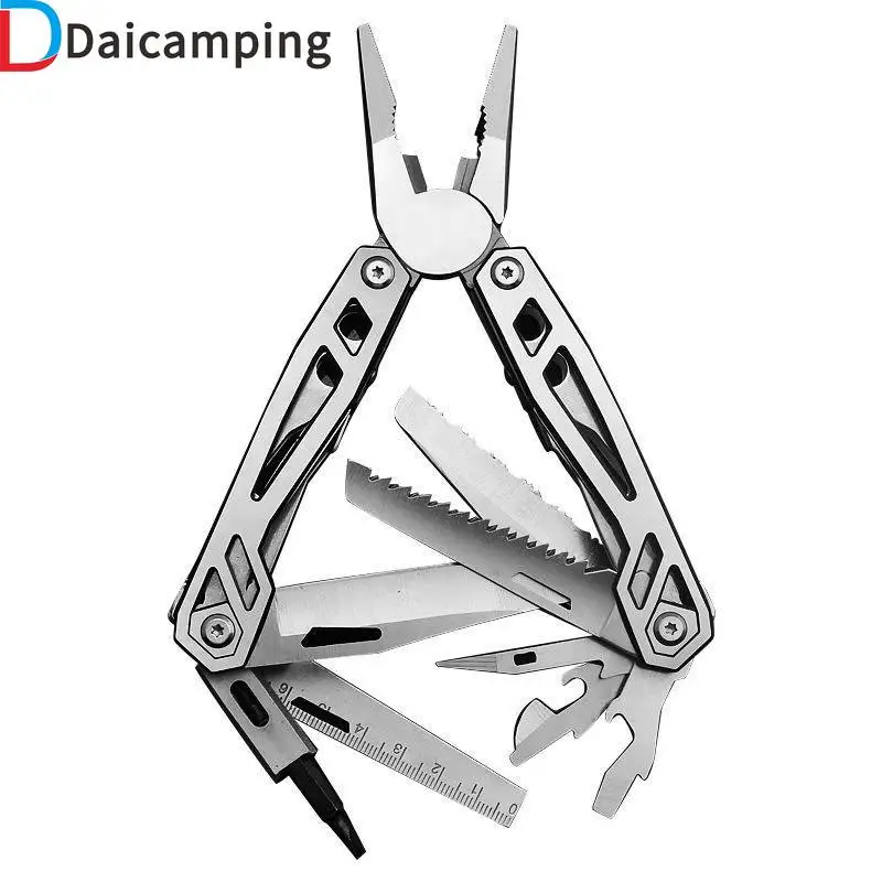 Daicamping DL9 Survival EDC 3cr13 Manual Multi Tool Folding Knife Pliers Camping Multi-functional Combination EDC Multitools