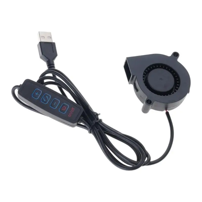 

652F 5015 Вентилятор Бесщеточный охлаждающий вентилятор 5 В Бесщеточный охлаждающий вентилятор для 3D-принтера