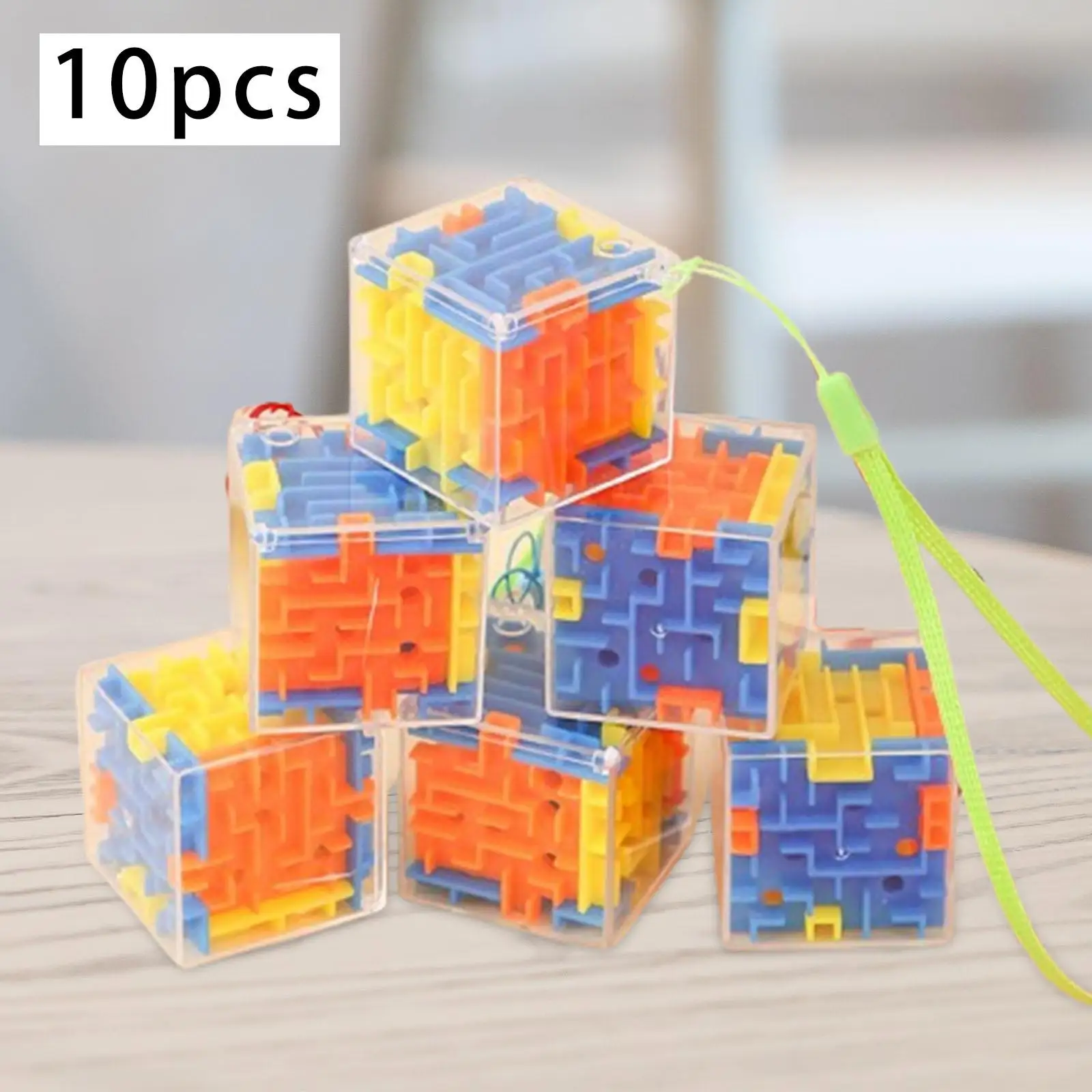 10x Maze Puzzle Toy Montessori Toy 3D Hand Eye Coordination Brain Teasers Maze Toys for Travel Party Birthday Classroom Boys