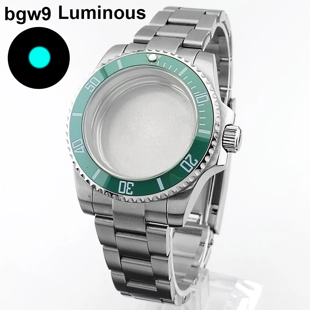 ﻿   40.5 مللي متر الفرعية ساعة الياقوت الزجاج علبة معدنية صالح NH35/36/38 حركة صالح 28.5 مللي متر ساعة الطلب أجزاء اكسسوارات صندوق ساعة الفرقة