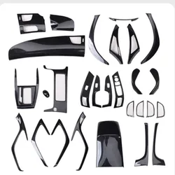 For Hyundai Elantra 2012 2013 2014 2015 2016 Carbon Fiber Color Gear Panel Air Vent Cover Window Lift Sticker Car Styling