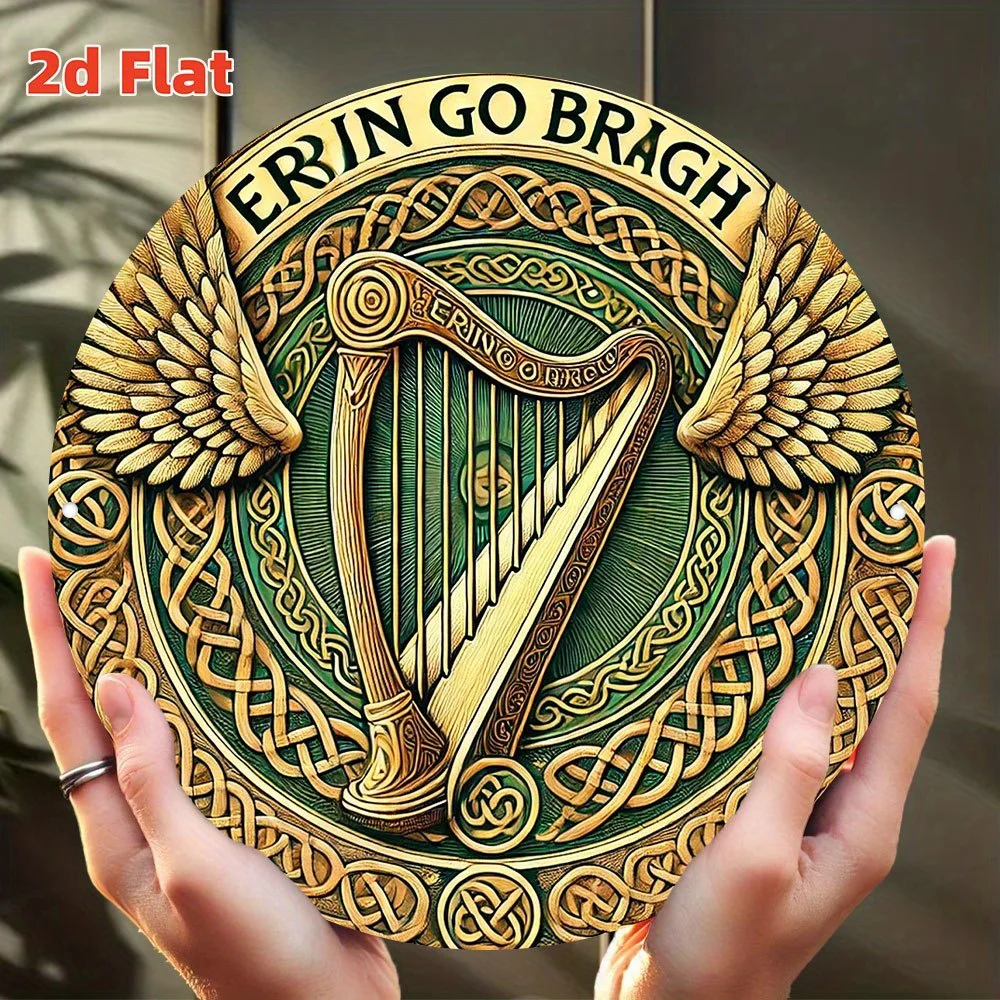 [Golden Harp, Irish Harp Badge] Golden Harp, Waterproof & Du