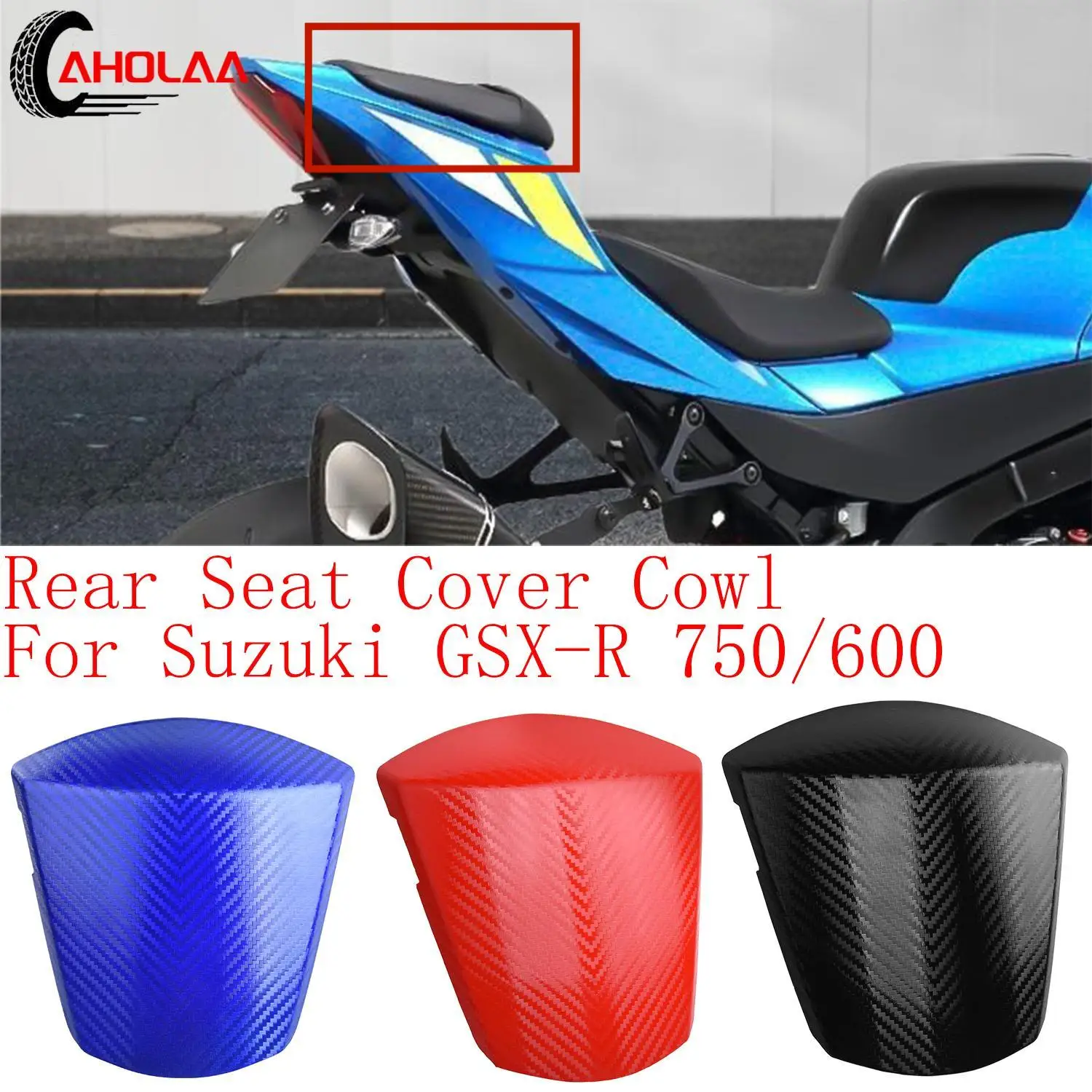 

GSX-R 750 600 Motorcycle Rear Seat Cover Cowl Solo Hump For Suzuki GSXR600 GSXR750 2011 2022 2021 2019 2018 2017 2016 2012 2013