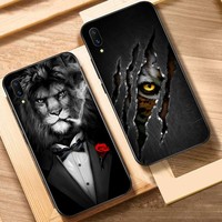 Wolf Lion Tiger Animal Phone Case For Huawei Y9 6 7 5 Prime Enjoy 7s 7 8 plus 7a 9e 9plus 8E Lite Psmart Shell