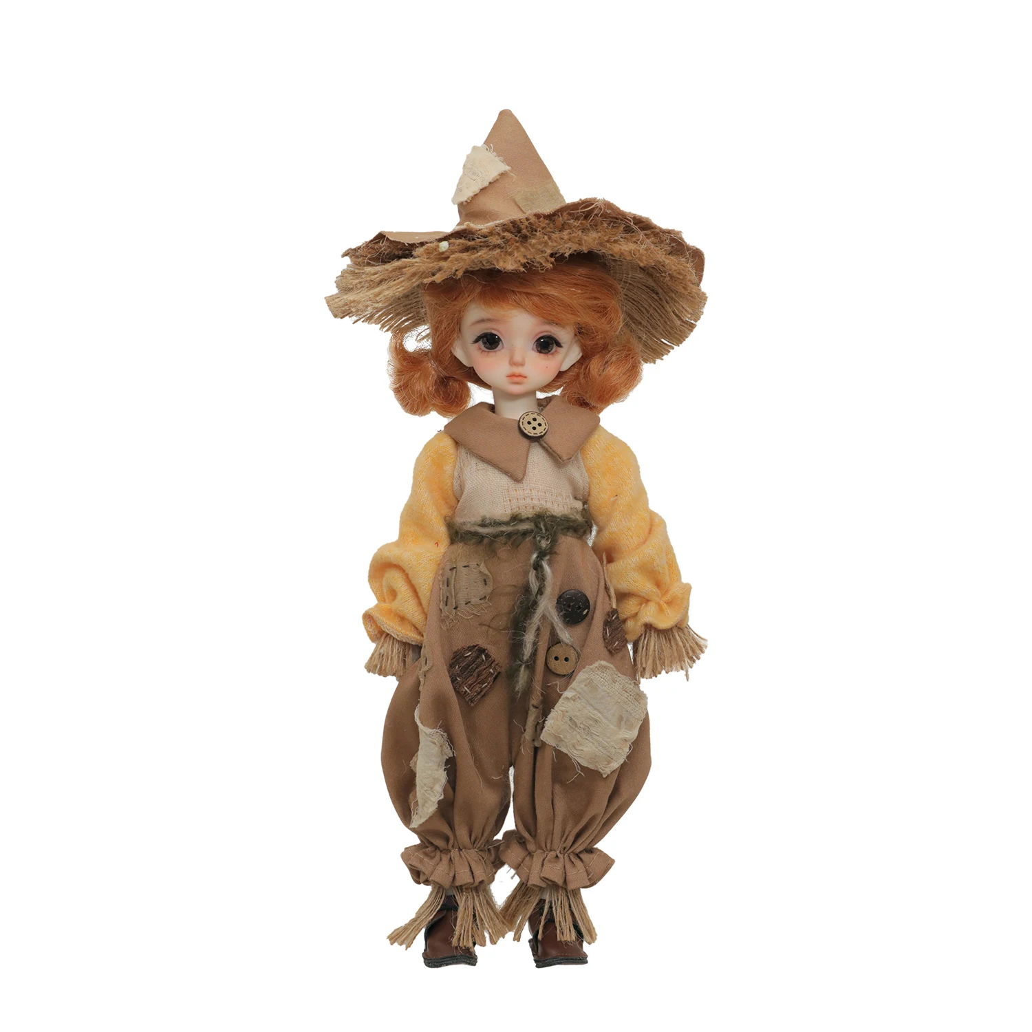 دمية BJD 1/6 Circe E/F مجموعة كاملة مصنوعة يدويًا من الراتنج الفزاعة على شكل مهرج حارس المحاصيل مع شعر مستعار Shugafairy #6