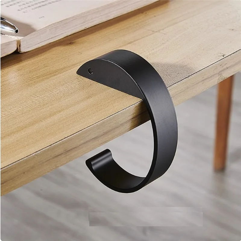 

RALCA-Round Non-Punched Bag Hook Desk Side Bag Hanging Tool Removable And Movable Handbag Stand Multi-Function Table Hook