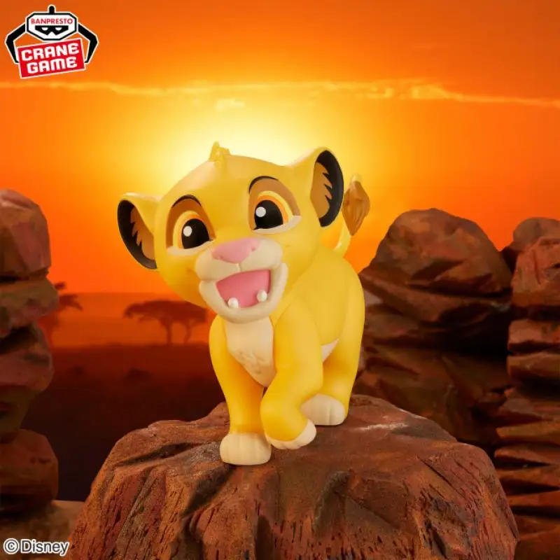 

Original Bandai Banpresto Disney Cartoon Character Big Sofvimates Simba From The Lion King Gift for Animefans Desktop Decoration