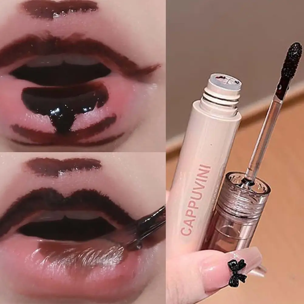 Mocha Brown Peel Off Lip Tint Makeup Peel Off Dye Lipstick Waterproof Lip Stain Cosmetics Matte Rose Lip Gloss Tear-off Kor C3Y5