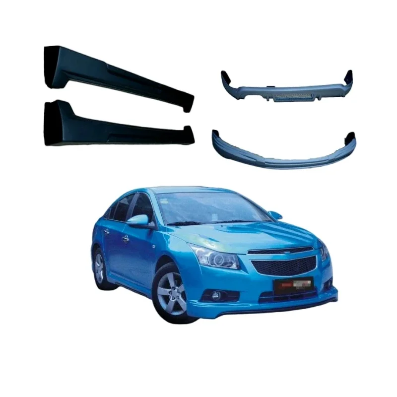 

Широкий комплект кузова для Chevrolet Cruze 2009-2013 Type C, системы кузова Pp включает в себя губу переднего бампера, губу заднего бампера, боковую юбку
