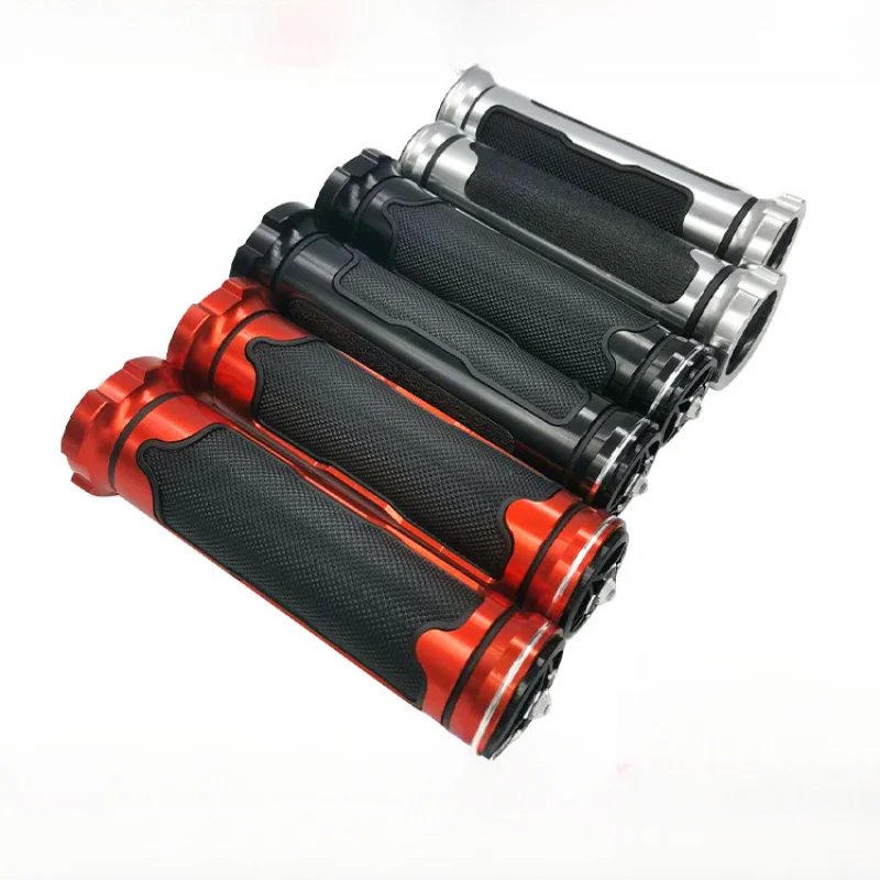 

Motorcycle Handlebar Grips CNC Accessories Scooter Handle Grips Retro Original Universal Grips Cross-Border Factory Direct Suppl