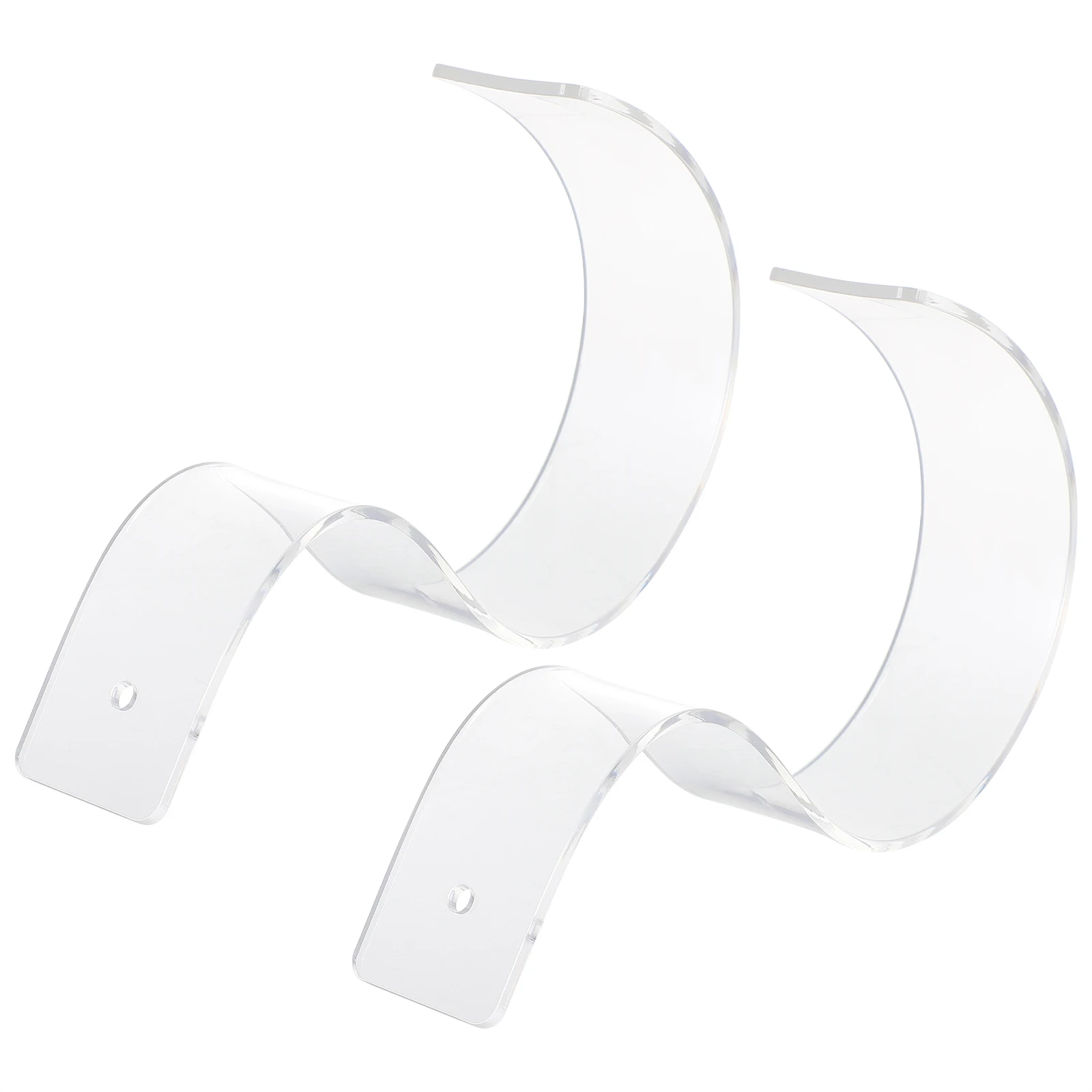 

2Pcs Belt Display Stand Clear Acrylic Organizer Rack for Men Belts Retail Storage Case Save Space Closet