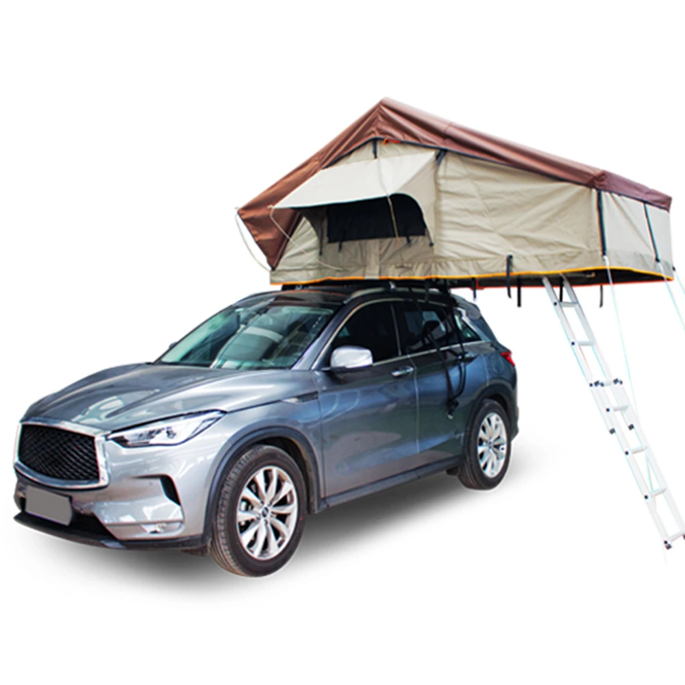 2023 new design rooftent softshell roof top tent 4wd camping soft cover car for 2-3 personcustom