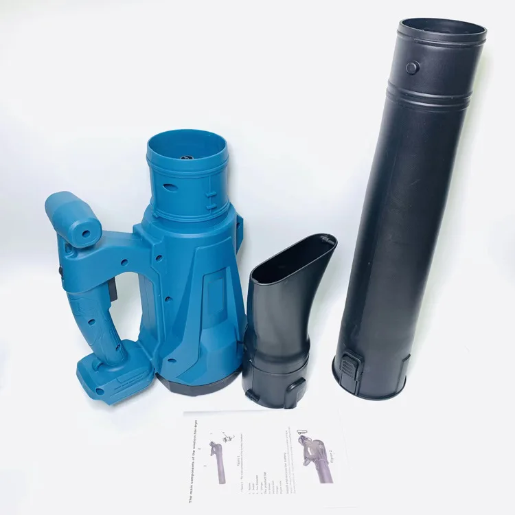 Мощный портативный литиевый вентилятор, можно использовать для выдувания пыли, листьев или снега.