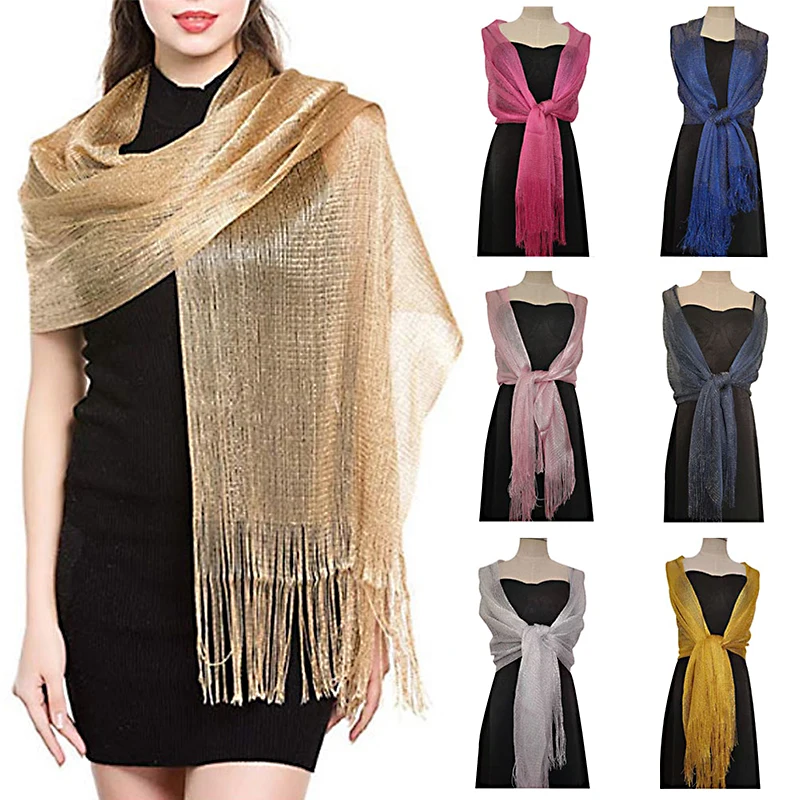 Fashionable Rayon Scarf Flat Scarf Thin Headband Polyester Silk Scarf Shawl